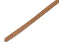 Tornisterriemen Luftwaffe, schokoladenbraunes Leder, Leichtmetallbeschläge. Herstellerstempell von 1939. Ungebraucht