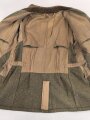 Reichsarbeitsdienst, Feldbluse für Mannschaften. Überder rechten Brusttasche war wohl mal eine Adler gesteckt ( drei kleine Löcher ) Getragenes Stück in gutem Gesamtzustand