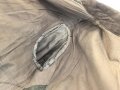 Reichsarbeitsdienst, Feldbluse für Mannschaften. Überder rechten Brusttasche war wohl mal eine Adler gesteckt ( drei kleine Löcher ) Getragenes Stück in gutem Gesamtzustand