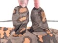 Paar wendbare Tarnhandschue für Angehörige der Waffen SS in sehr gutem Zustand
