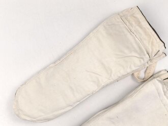 Paar wendbare Tarnhandschue für Angehörige der Waffen SS in sehr gutem Zustand