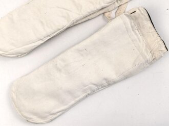 Paar wendbare Tarnhandschue für Angehörige der Waffen SS in sehr gutem Zustand