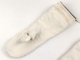 Paar wendbare Tarnhandschue für Angehörige der Waffen SS in sehr gutem Zustand