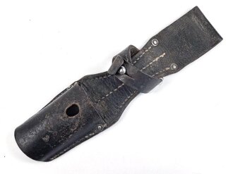 Koppelschuh zum Seitengewehr M84/98 für k98 der Wehrmacht. Getragenes Stück