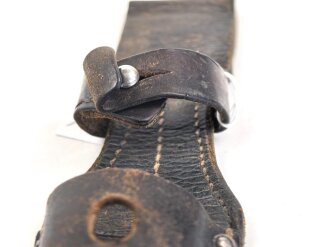 Koppelschuh zum Seitengewehr M84/98 für k98 der Wehrmacht. Getragenes Stück