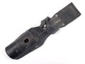 Koppelschuh zum Seitengewehr M84/98 für k98 der Wehrmacht. Getragenes Stück