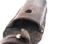 Koppelschuh zum Seitengewehr M84/98 für k98 der Wehrmacht. Getragenes Stück