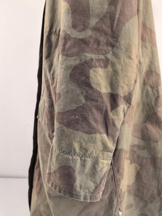 Waffen SS Tarnparka ( sog.Charkovparka ) aus italienischem Stoff. Getragenes Stück, ungereinigt