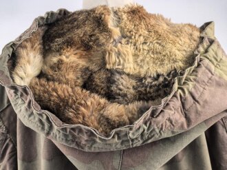 Waffen SS Tarnparka ( sog.Charkovparka ) aus italienischem Stoff. Getragenes Stück, ungereinigt