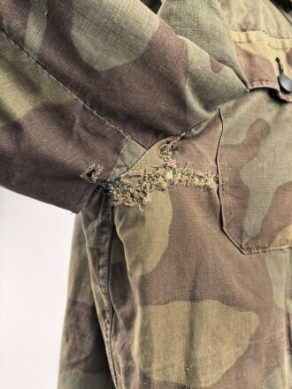 Waffen SS Tarnparka ( sog.Charkovparka ) aus italienischem Stoff. Getragenes Stück, ungereinigt