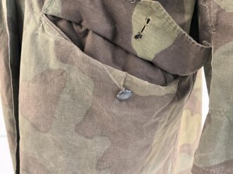 Waffen SS Tarnparka ( sog.Charkovparka ) aus italienischem Stoff. Getragenes Stück, ungereinigt
