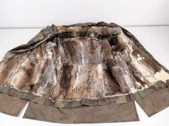 Waffen SS Tarnparka ( sog.Charkovparka ) aus italienischem Stoff. Getragenes Stück, ungereinigt