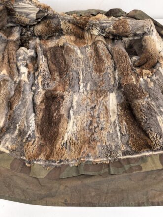 Waffen SS Tarnparka ( sog.Charkovparka ) aus italienischem Stoff. Getragenes Stück, ungereinigt