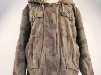 Waffen SS Tarnparka ( sog.Charkovparka ) aus italienischem Stoff. Getragenes Stück, ungereinigt