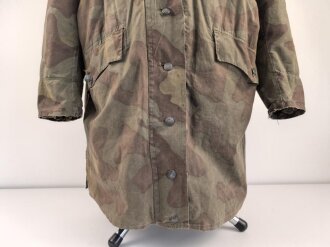 Waffen SS Tarnparka ( sog.Charkovparka ) aus italienischem Stoff. Getragenes Stück, ungereinigt