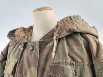 Waffen SS Tarnparka ( sog.Charkovparka ) aus italienischem Stoff. Getragenes Stück, ungereinigt