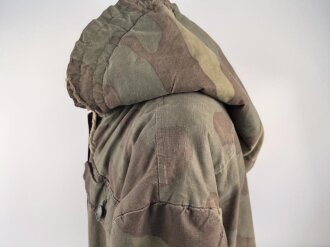 Waffen SS Tarnparka ( sog.Charkovparka ) aus italienischem Stoff. Getragenes Stück, ungereinigt