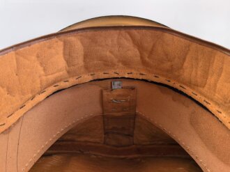 Schirmmütze für Angehörige "Deutsche Reichspost"  leichter Mottenschaden, Kopfgröße gemessen 55
