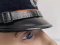 Schirmmütze für Angehörige "Deutsche Reichspost"  leichter Mottenschaden, Kopfgröße gemessen 55