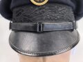 Deutsche Arbeitsfront Schirmmütze. getragenes Stück, guter Gesamtzustand, im Schweißband mit RZM Etikett. Kopfgrösse 56