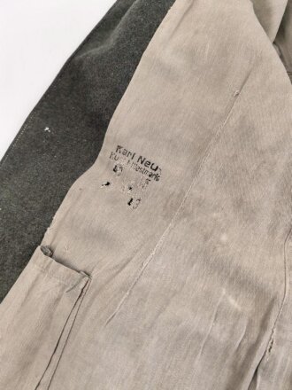 Kriegsmarine, Feldbluse für Angehörige der Küstenartillerie. Getragenes Kammerstück, die Knöpfe auf " Heer"
