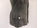 Kriegsmarine, Feldbluse für Angehörige der Küstenartillerie. Getragenes Kammerstück, die Knöpfe auf " Heer"