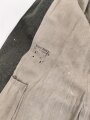 Kriegsmarine, Feldbluse für Angehörige der Küstenartillerie. Getragenes Kammerstück, die Knöpfe auf " Heer"