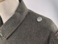 Kriegsmarine, Feldbluse für Angehörige der Küstenartillerie. Getragenes Kammerstück, die Knöpfe auf " Heer"