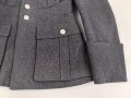 Luftwaffe, Waffenrock für einen Oberfeldwebel im Kampfgeschwader 155 Ansbach. Frühes Kammerstück mit Kragenkordel in sehr gutem Zustand, der Adler neuzeitlich vernäht.