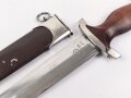 Dienstdolch Modell 1933 für Angehörige der SA. Späte Fertigung RZM M7/36 für E. & F. Hörster, Solingen. Zusammengehöriges Stück in gutem Gesamtzustand