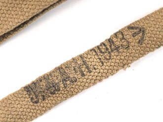 British Pattern 37 Sten gun sling dated 1943, unused