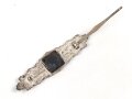 Nahkampfspange silber, Hersteller A.G.M. u.K. Gablonz. Guter Zustand, sauber entnazifiziert
