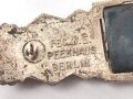 Nahkampfspange silber, Hersteller A.G.M. u.K. Gablonz. Guter Zustand, sauber entnazifiziert