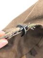 Waffen SS, Tarnbezug für einen Stahlhelm. Neuzeitliche Fertigung aus originalem Tarnmaterial
