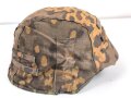 Waffen SS, Tarnbezug für einen Stahlhelm. Neuzeitliche Fertigung aus originalem Tarnmaterial