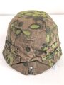 Waffen SS, Tarnbezug für einen Stahlhelm. Neuzeitliche Fertigung aus originalem Tarnmaterial