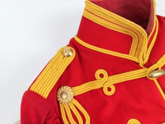 Preußen, Attila für Mannschaften im Leibgarde Husaren regiment, 3. Eskadron. Farbfrisches Eigentumstück in gutem Gesamtzustand