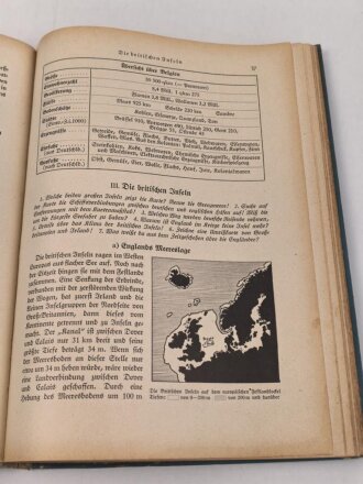 "Großdeutschland und die Welt" drei Schulbücher von 1941 und 42.