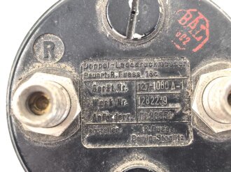 Luftwaffe,  Doppel Ladedruckmesser FL20556,  Funktion nicht geprüft
