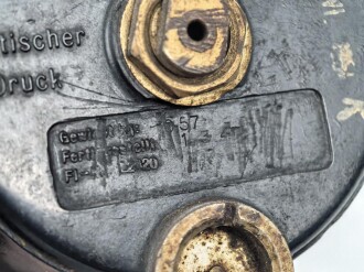 Luftwaffe,  Höhenmesser Fl 22320. Unter anderem in Bf 109 verbaut. Funktion nicht geprüft