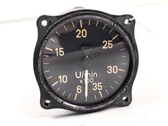Luftwaffe, Drehzahlmesser Fl 20222-3, Funktion nicht geprüft