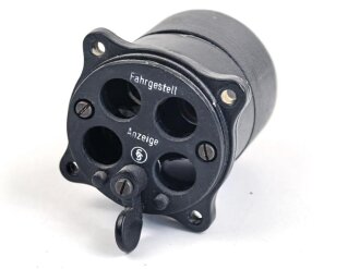 Luftwaffe Vierlampengerät, Fahrwerksanzeige elektrisch Fl 32526. Neuzeitliche Sammleranfertigung