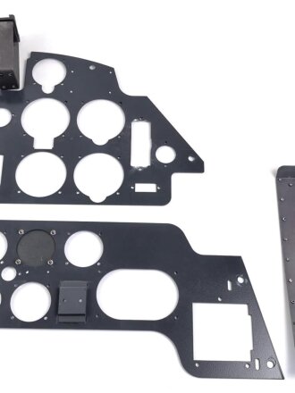 Luftwaffe , Gerätebrett für BF 109 E. Gebraucht, aus Sammlungsauflösung