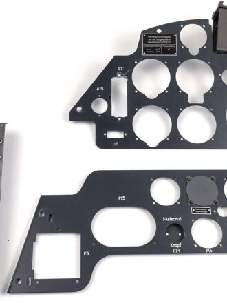 Luftwaffe , Gerätebrett für BF 109 E. Gebraucht, aus Sammlungsauflösung