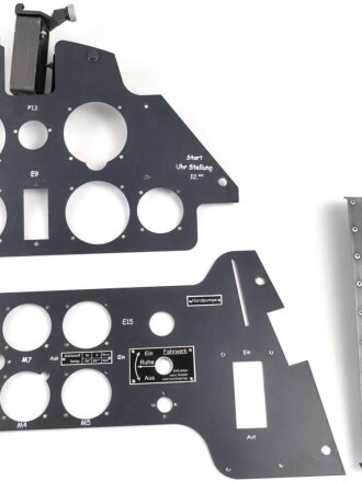 Luftwaffe , Gerätebrett für BF 109 E. Gebraucht, aus Sammlungsauflösung