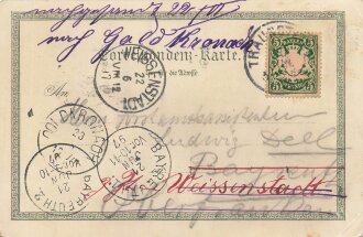 Ansichtskarte "Gruss aus den Bergen"