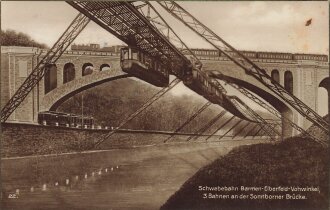 Ansichtskarte "Schwebebahn...