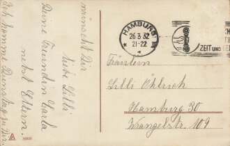 Ansichtskarte "Herzlichen Ostergruss" datiert 1932