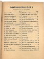 "Das Lied der Front - Liedersammlung des Großdeutschen Rundfunks",  Heft 3, 1940, 89 Seiten, 13 x 19 cm, gebraucht