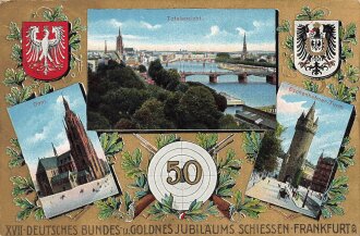 Ansichtskarte "Deutsches Bundes- und goldenes...